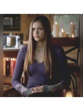 ASO Elena Gilbert Vampire Diaries Free People Kombucha Top Size M Y2K As Seen On